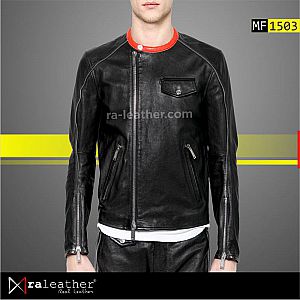 Jaket Kulit Biker MF1503