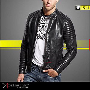 Jaket Kulit Biker MF1511