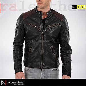 Jaket Kulit Biker MF1518