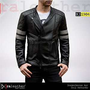 Jaket Kulit Biker BJ1904