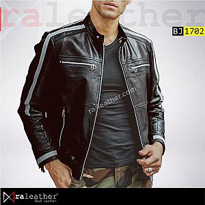 Jaket Kulit Biker BJ1702