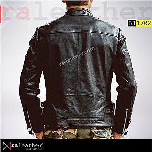 Jaket Kulit Biker BJ1702