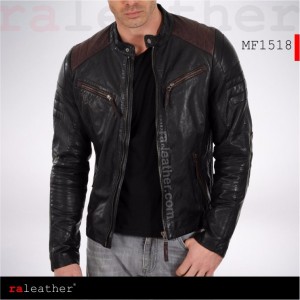 Jaket Kulit Biker MF1518