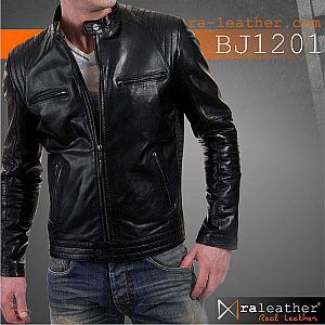 Jaket Kulit Biker BJ1201