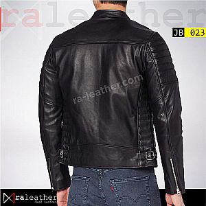 Jaket Kulit Biker JB023