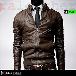 Jaket Kulit Slim Fit SF1501