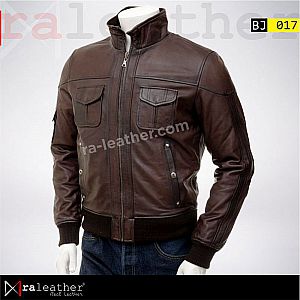 Jaket Kulit Bomber BJ017