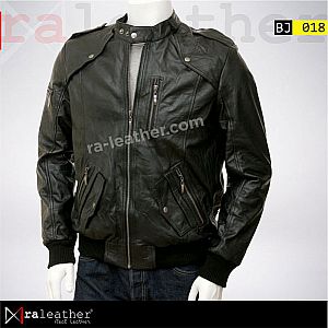 Jaket Kulit bomber BJ018