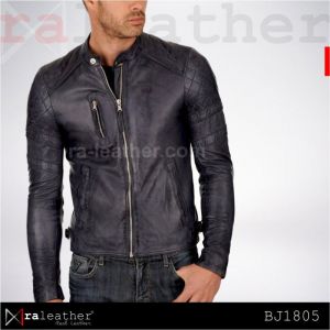 Jaket Kulit Biker BJ1805