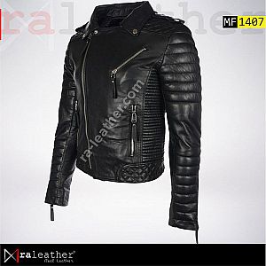 Jaket Kulit Biker MF1407