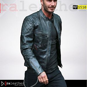 Jaket Kulit Biker MF1510 - David Beckham