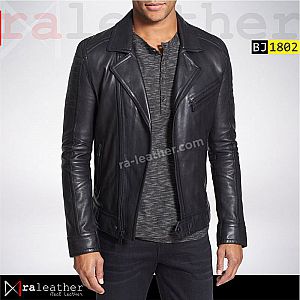 Jaket Kulit Biker BJ1802