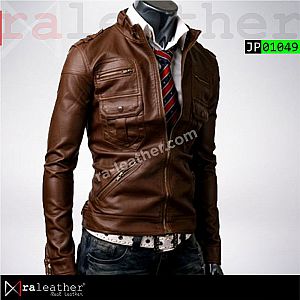 Jaket Kulit Slim Fit JP01049