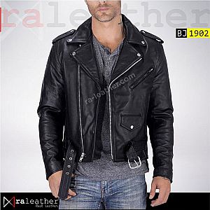 Jaket Kulit Biker BJ1902