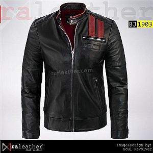 Jaket Kulit Biker BJ1903