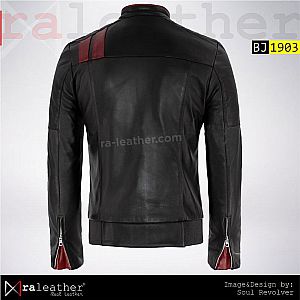 Jaket Kulit Biker BJ1903