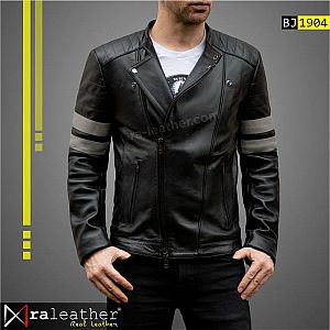 Jaket Kulit Biker BJ1904