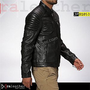 Jaket Kulit Biker JP01053