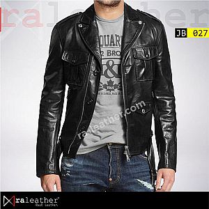 Jaket Kulit Biker JB027