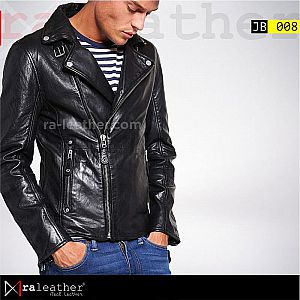 Jaket Kulit Biker JB008