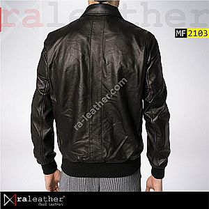 Jaket Kulit Bomber MF2103