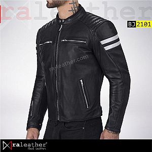 Jaket Kulit Biker BJ2101