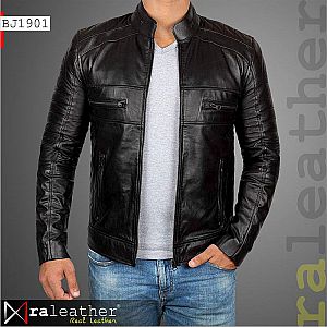 Jaket Kulit Biker BJ1901