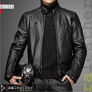 Jaket Kulit Biker BJ1502