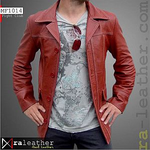 Jaket Kulit Fight Club [red]