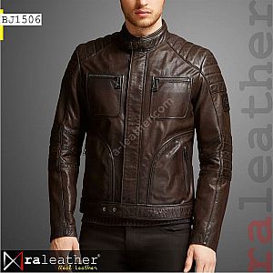 Jaket Kulit Biker BJ1506