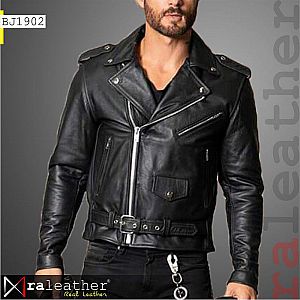 Jaket Kulit Biker BJ1902