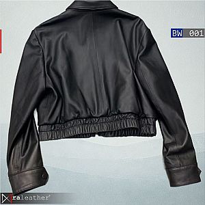 Jaket Kulit Bomber Wanita BW001 • Harga Pabrik - RA Leather® Garut
