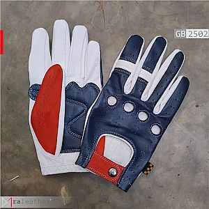 Sarung Tangan Kulit Premium - Full-Finger Vintage Style - GB2502