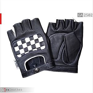 Sarung Tangan Motor Kulit Half-Finger 100% Kulit Premium GA2502