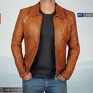 Jaket Kulit Pria MF1902 – Pilihan Stylish untuk Pecinta Model Klasik