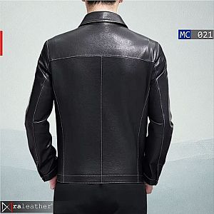 Jaket Kulit Bomber Pria MC021 • Harga Pabrik - RA Leather® Garut  