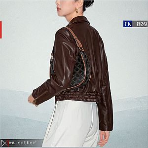 Jaket Kulit Wanita FW009 • Harga Pabrik - RA Leather® Garut
