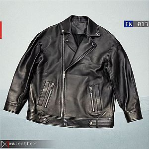 Jaket Kulit Wanita FW013 • Harga Pabrik - RA Leather® Garut