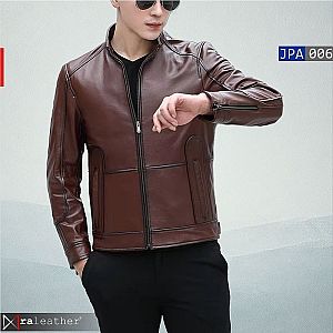 Jaket Kulit Pria JPA006 – Nyaman, Tahan Lama, Siap Upgrade Gaya
