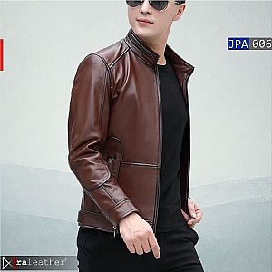 Jaket Kulit Pria JPA006 – Nyaman, Tahan Lama, Siap Upgrade Gaya