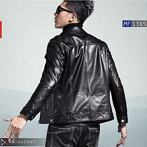 Jaket Kulit Pria MF1315 – Elegan, Maskulin, dan Klasik