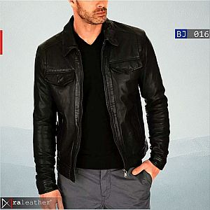 Jaket Kulit Pria BJ016 - RA Leather® Garut