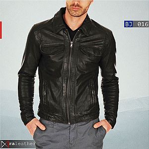 Jaket Kulit Pria BJ016 - RA Leather® Garut