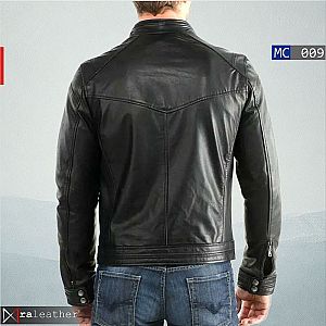Jaket Kulit Pria MC 009 – Elegan, Simpel, Berkelas