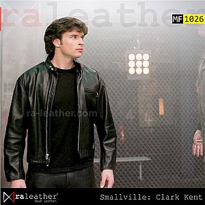 Jaket Kulit Smallville: Clark Kent