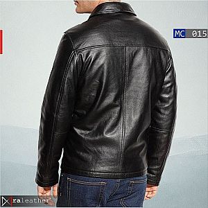 Jaket Kulit Pria MC015 • Harga Pabrik - raleather® Garut
