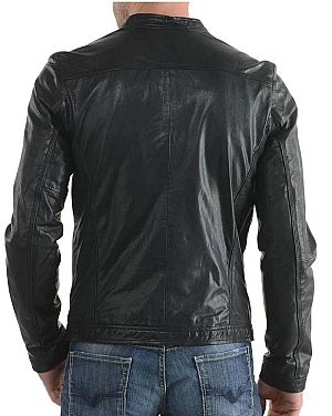 Jaket Kulit Pria MC 009 – Elegan, Simpel, Berkelas