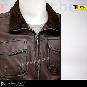 Jaket Kulit Bomber BJ016