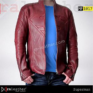 Jaket Kulit Superman