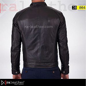 Jaket Kulit Bomber Biker JB004